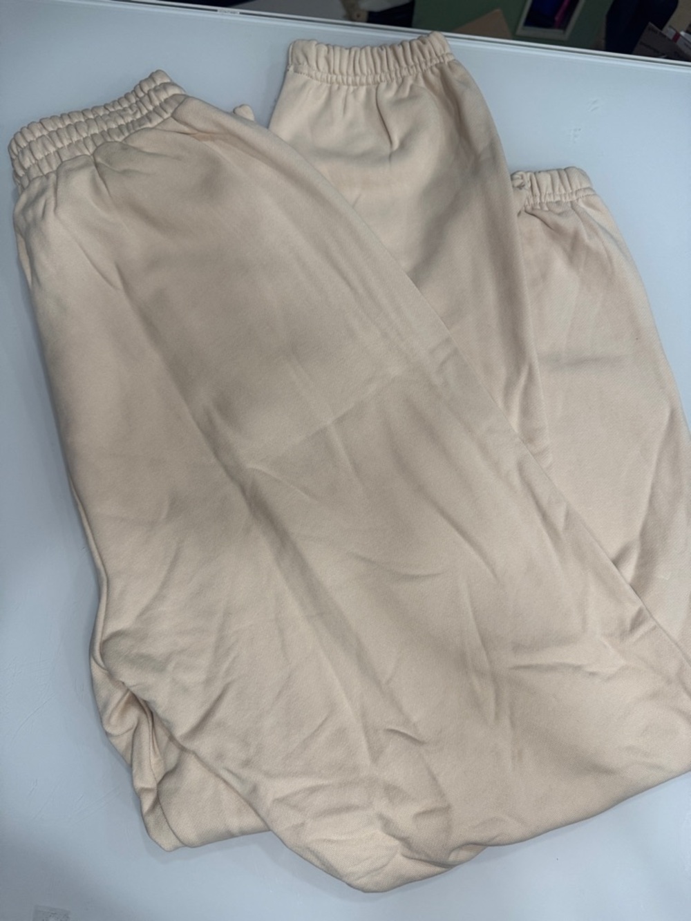 naked wardrobe beige sweatpants - NEW WITHOUT TAGS  (NWOT)